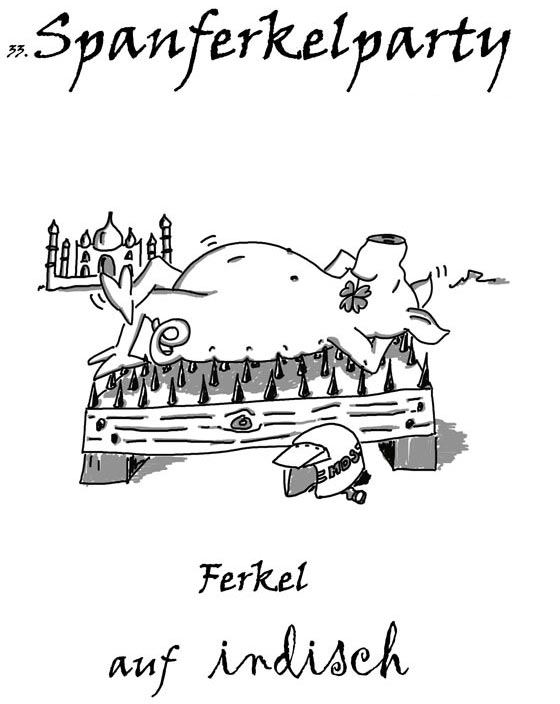 Ferkel auf indisch